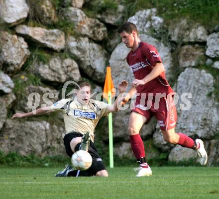 Fussball. Unterliga Ost. DSG Sele/Zell gegen Globasnitz. Kelih Martin (Zell), Verdel Mario (Globasnitz). Zell, 28.9.2008.
Foto: Kuess Nadja
---
pressefotos, pressefotografie, kuess, qs, qspictures, sport, bild, bilder, bilddatenbank