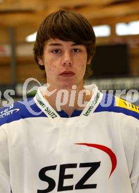 EBEL.  Eishockey Bundesliga. VSV U20. Moser Sebastian. Villach, am 28.9.2008.
Foto: Kuess

---
pressefotos, pressefotografie, kuess, qs, qspictures, sport, bild, bilder, bilddatenbank