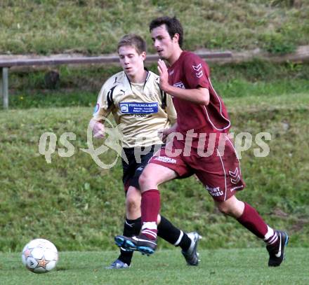 Fussball. Unterliga Ost. DSG Sele/Zell gegen Globasnitz. Kelih Martin (Zell), Lince Michael (Globasnitz). Zell, 28.9.2008.
Foto: Kuess Nadja
---
pressefotos, pressefotografie, kuess, qs, qspictures, sport, bild, bilder, bilddatenbank