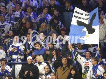 EBEL.  Eishockey Bundesliga. EC Pasut VSV gegen HC TWK Innsbruck. VSV Fans. Villach, am 30.9.2008.
Foto: Kuess

---
pressefotos, pressefotografie, kuess, qs, qspictures, sport, bild, bilder, bilddatenbank