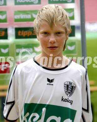 Fussball Bundesliga. Fussballakademie SK Austria Kaernten U16. BNZ. Bundesnachwuchszentrum.  GASSLER Bernhard. Klagenfurt, am 16.9.2008.
Foto: Kuess
---
pressefotos, pressefotografie, kuess, qs, qspictures, sport, bild, bilder, bilddatenbank