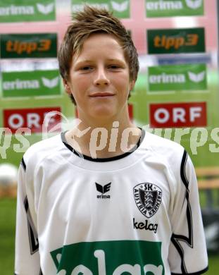 Fussball Bundesliga. Fussballakademie SK Austria Kaernten U16. BNZ. Bundesnachwuchszentrum. Miesenboeck Fabian. Klagenfurt, am 16.9.2008.
Foto: Kuess 
---
pressefotos, pressefotografie, kuess, qs, qspictures, sport, bild, bilder, bilddatenbank