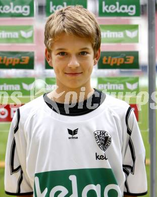 Fussball Bundesliga. Fussballakademie SK Austria Kaernten U15. BNZ. Bundesnachwuchszentrum. Maximilian Ritscher. Klagenfurt, am 16.9.2008.
Foto: Kuess 
---
pressefotos, pressefotografie, kuess, qs, qspictures, sport, bild, bilder, bilddatenbank