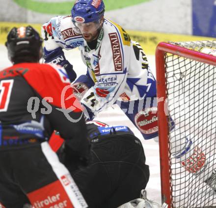 EBEL.  Eishockey Bundesliga. EC Pasut VSV gegen HC TWK Innsbruck. Justin Mapletoft (VSV). Villach, am 30.9.2008.
Foto: Kuess

---
pressefotos, pressefotografie, kuess, qs, qspictures, sport, bild, bilder, bilddatenbank