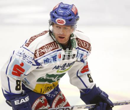 EBEL.  Eishockey Bundesliga. EC Pasut VSV gegen HC TWK Innsbruck. Roland Kaspitz (VSV). Villach, am 30.9.2008.
Foto: Kuess

---
pressefotos, pressefotografie, kuess, qs, qspictures, sport, bild, bilder, bilddatenbank