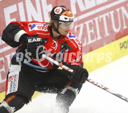EBEL.  Eishockey Bundesliga. EC Pasut VSV gegen HC TWK Innsbruck. Harald Ofner  (Innsbruck). Villach, am 30.9.2008.
Foto: Kuess

---
pressefotos, pressefotografie, kuess, qs, qspictures, sport, bild, bilder, bilddatenbank