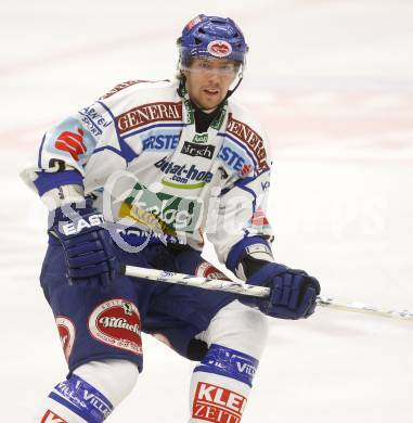 EBEL.  Eishockey Bundesliga. EC Pasut VSV gegen HC TWK Innsbruck. Thomas Pfeffer (VSV). Villach, am 30.9.2008.
Foto: Kuess

---
pressefotos, pressefotografie, kuess, qs, qspictures, sport, bild, bilder, bilddatenbank