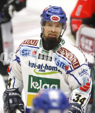 EBEL.  Eishockey Bundesliga. EC Pasut VSV gegen HC TWK Innsbruck. Markus Peintner (VSV). Villach, am 30.9.2008.
Foto: Kuess

---
pressefotos, pressefotografie, kuess, qs, qspictures, sport, bild, bilder, bilddatenbank