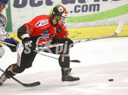 EBEL.  Eishockey Bundesliga. EC Pasut VSV gegen HC TWK Innsbruck. Harald Ofner  (Innsbruck). Villach, am 30.9.2008.
Foto: Kuess

---
pressefotos, pressefotografie, kuess, qs, qspictures, sport, bild, bilder, bilddatenbank