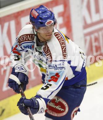 EBEL.  Eishockey Bundesliga. EC Pasut VSV gegen HC TWK Innsbruck. Peter Raffl (VSV). Villach, am 30.9.2008.
Foto: Kuess

---
pressefotos, pressefotografie, kuess, qs, qspictures, sport, bild, bilder, bilddatenbank