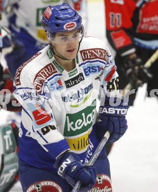 EBEL.  Eishockey Bundesliga. EC Pasut VSV gegen HC TWK Innsbruck. Jonathan Ferland (VSV). Villach, am 30.9.2008.
Foto: Kuess

---
pressefotos, pressefotografie, kuess, qs, qspictures, sport, bild, bilder, bilddatenbank