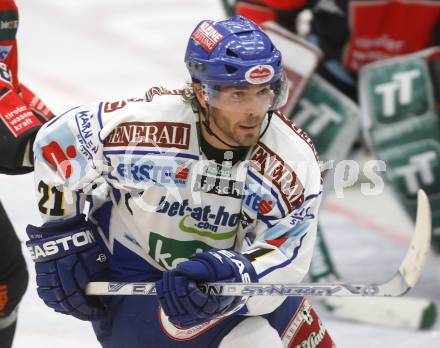 EBEL.  Eishockey Bundesliga. EC Pasut VSV gegen HC TWK Innsbruck. Nikolas Petrik (VSV). Villach, am 30.9.2008.
Foto: Kuess

---
pressefotos, pressefotografie, kuess, qs, qspictures, sport, bild, bilder, bilddatenbank