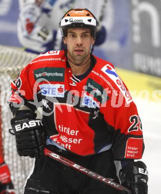 EBEL.  Eishockey Bundesliga. EC Pasut VSV gegen HC TWK Innsbruck. Alan Letang  (Innsbruck). Villach, am 30.9.2008.
Foto: Kuess

---
pressefotos, pressefotografie, kuess, qs, qspictures, sport, bild, bilder, bilddatenbank