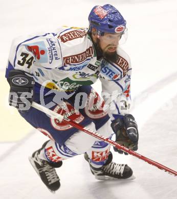 EBEL.  Eishockey Bundesliga. EC Pasut VSV gegen HC TWK Innsbruck. Markus Peintner (VSV). Villach, am 30.9.2008.
Foto: Kuess

---
pressefotos, pressefotografie, kuess, qs, qspictures, sport, bild, bilder, bilddatenbank