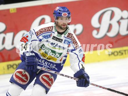 EBEL.  Eishockey Bundesliga. EC Pasut VSV gegen HC TWK Innsbruck. Justin Mapletoft (VSV). Villach, am 30.9.2008.
Foto: Kuess

---
pressefotos, pressefotografie, kuess, qs, qspictures, sport, bild, bilder, bilddatenbank