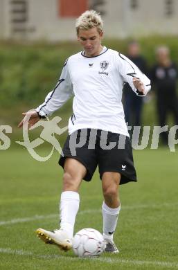 Fussball. Kaerntner Liga. SK Austria Kelag Kärnten 1b gegen FC-WR Nussdorf/Debant A. Peter Pucker (Austria Kaernten). Klagenfurt, 27.9.2008. 
Copyright Kuess

---
pressefotos, pressefotografie, kuess, qs, qspictures, sport, bild, bilder, bilddatenbank