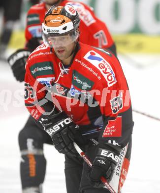EBEL.  Eishockey Bundesliga. EC Pasut VSV gegen HC TWK Innsbruck. Herbert Hohenberger (Innsbruck). Villach, am 30.9.2008.
Foto: Kuess

---
pressefotos, pressefotografie, kuess, qs, qspictures, sport, bild, bilder, bilddatenbank