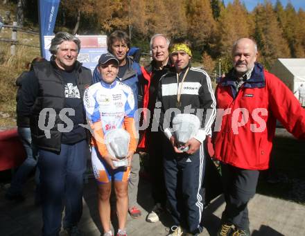 Kosiak Loewe. Die Tagessieger Sabine Harder und Silvio Wiltschnig. Klagenfurter Huette, am 11.10.2008.
Foto: Kuess
---
pressefotos, pressefotografie, kuess, qs, qspictures, sport, bild, bilder, bilddatenbank