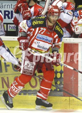 EBEL. Eishockey Bundesliga. EC KAC gegen Red Bull Salzburg. Sean Brown (KAC). Klagenfurt, am 12.10.2008.
Foto: Kuess

---
pressefotos, pressefotografie, kuess, qs, qspictures, sport, bild, bilder, bilddatenbank