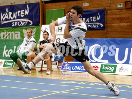 Badminton Bundesliga. ASKOE Kelag Kaernten gegen Dornbirn. Stiliyan Makarski. Klagenfurt, am 12.10.2008.
Foto: Kuess

---
pressefotos, pressefotografie, kuess, qs, qspictures, sport, bild, bilder, bilddatenbank