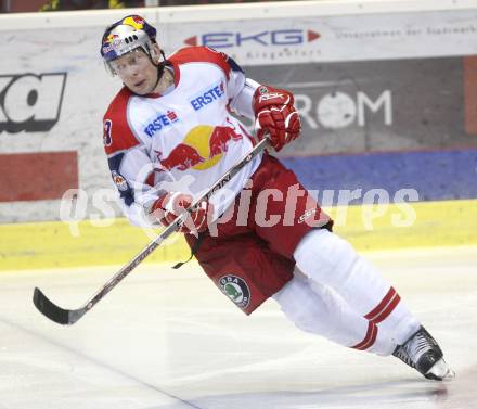 EBEL. Eishockey Bundesliga. EC KAC gegen Red Bull Salzburg. Michael Mike Siklenka (Salzburg). Klagenfurt, am 12.10.2008.
Foto: Kuess

---
pressefotos, pressefotografie, kuess, qs, qspictures, sport, bild, bilder, bilddatenbank