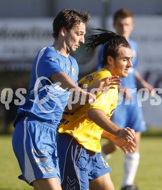 Fussball. Kaerntner Liga. Sittersdorf gegen VSV. Petricevic Marko(Sittersdorf), Oraze Roman (VSV). Sittersdorf, 12.10.2008.
Foto: Kuess
---
pressefotos, pressefotografie, kuess, qs, qspictures, sport, bild, bilder, bilddatenbank