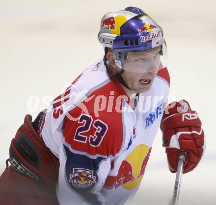 EBEL. Eishockey Bundesliga. EC KAC gegen Red Bull Salzburg. Michael Mike Siklenka (Salzburg). Klagenfurt, am 12.10.2008.
Foto: Kuess

---
pressefotos, pressefotografie, kuess, qs, qspictures, sport, bild, bilder, bilddatenbank