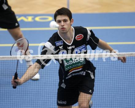 Badminton Bundesliga. ASKOE Kelag Kaernten gegen Dornbirn. Stiliyan Makarski. Klagenfurt, am 12.10.2008.
Foto: Kuess

---
pressefotos, pressefotografie, kuess, qs, qspictures, sport, bild, bilder, bilddatenbank