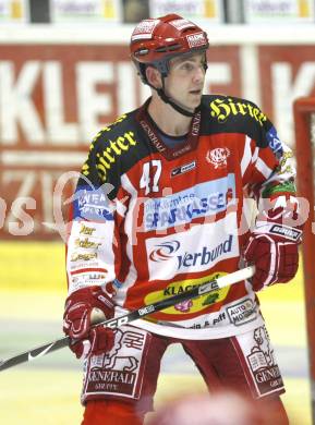 EBEL. Eishockey Bundesliga. EC KAC gegen Red Bull Salzburg. Jeffrey Tory (KAC). Klagenfurt, am 12.10.2008.
Foto: Kuess

---
pressefotos, pressefotografie, kuess, qs, qspictures, sport, bild, bilder, bilddatenbank