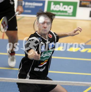 Badminton Bundesliga. ASKOE Kelag Kaernten gegen Dornbirn. Vladimir Metodiev. Klagenfurt, am 12.10.2008.
Foto: Kuess

---
pressefotos, pressefotografie, kuess, qs, qspictures, sport, bild, bilder, bilddatenbank