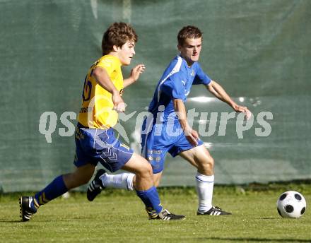 Fussball. Kaerntner Liga. Sittersdorf gegen VSV. Gregoritsch Patrick (Sittersdorf), Drmac Ivan (VSV). Sittersdorf, 12.10.2008.
Foto: Kuess
---
pressefotos, pressefotografie, kuess, qs, qspictures, sport, bild, bilder, bilddatenbank