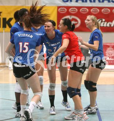 Volleyball MEVZA. ATSC Wildcats gegen Bratislava. Jubel (Wildcats). Klagenfurt, am 11.10.2008.
Foto: Nadja Kuess
---
pressefotos, pressefotografie, kuess, qs, qspictures, sport, bild, bilder, bilddatenbank