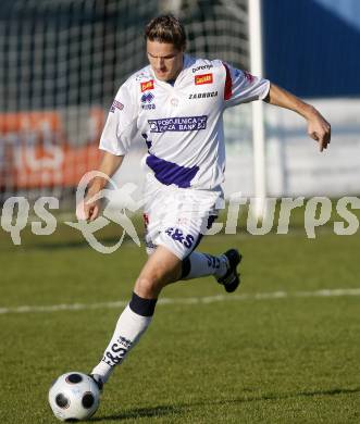 Fussball Regionalliga. SAK gegen SV Bad Aussee. Michael Huebler  (SAK). Klagenfurt, am 11.10.2008.
Foto: Kuess 
---
pressefotos, pressefotografie, kuess, qs, qspictures, sport, bild, bilder, bilddatenbank