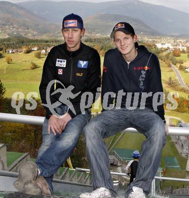 Schispringen. Martin Koch, Thomas Morgenstern. Villach, 14.10.2008.
Foto: Kuess
---
pressefotos, pressefotografie, kuess, qs, qspictures, sport, bild, bilder, bilddatenbank