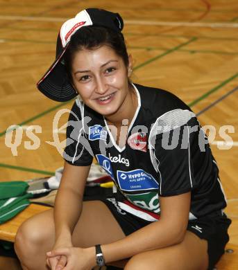 Badminton Bundesliga. ASKOE Kelag Kaernten gegen Dornbirn. Gabi Banova (Kaernten). Klagenfurt, am 12.10.2008.
Foto: Kuess

---
pressefotos, pressefotografie, kuess, qs, qspictures, sport, bild, bilder, bilddatenbank