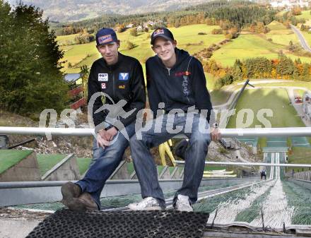 Schispringen. Martin Koch, Thomas Morgenstern. Villach, 14.10.2008.
Foto: Kuess
---
pressefotos, pressefotografie, kuess, qs, qspictures, sport, bild, bilder, bilddatenbank