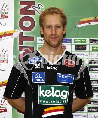 Badminton Bundesliga. ASKOE Kelag Kaernten gegen Dornbirn. Michael Trojan (Kaernten). Klagenfurt, am 12.10.2008.
Foto: Kuess

---
pressefotos, pressefotografie, kuess, qs, qspictures, sport, bild, bilder, bilddatenbank