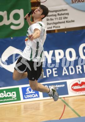 Badminton Bundesliga. ASKOE Kelag Kaernten gegen Dornbirn. Stiliyan Makarski, (Kaernten). Klagenfurt, am 12.10.2008.
Foto: Kuess

---
pressefotos, pressefotografie, kuess, qs, qspictures, sport, bild, bilder, bilddatenbank