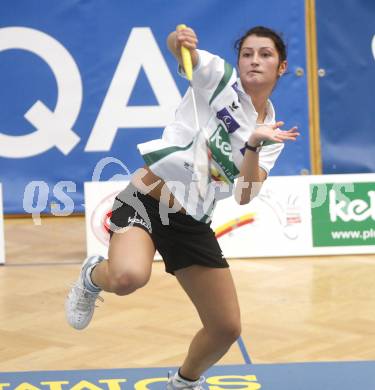 Badminton Bundesliga. ASKOE Kelag Kaernten gegen Dornbirn. Gabi Banova (Kaernten). Klagenfurt, am 12.10.2008.
Foto: Kuess

---
pressefotos, pressefotografie, kuess, qs, qspictures, sport, bild, bilder, bilddatenbank