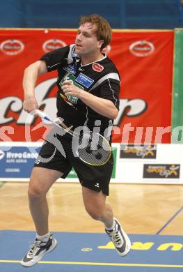 Badminton Bundesliga. ASKOE Kelag Kaernten gegen Dornbirn. Armin Kreulitsch (Kaernten). Klagenfurt, am 12.10.2008.
Foto: Kuess

---
pressefotos, pressefotografie, kuess, qs, qspictures, sport, bild, bilder, bilddatenbank