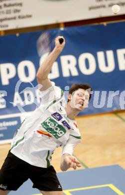 Badminton Bundesliga. ASKOE Kelag Kaernten gegen Dornbirn. Stiliyan Makarski, (Kaernten). Klagenfurt, am 12.10.2008.
Foto: Kuess

---
pressefotos, pressefotografie, kuess, qs, qspictures, sport, bild, bilder, bilddatenbank