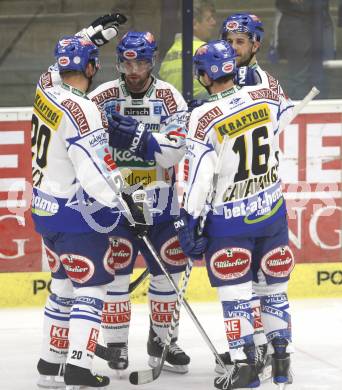 EBEL. Eishockey Bundesliga. VSV gegen Graz. Torjubel (VSV). Klagenfurt, am 21.10.2008.
Foto: Kuess 
---
pressefotos, pressefotografie, kuess, qs, qspictures, sport, bild, bilder, bilddatenbank