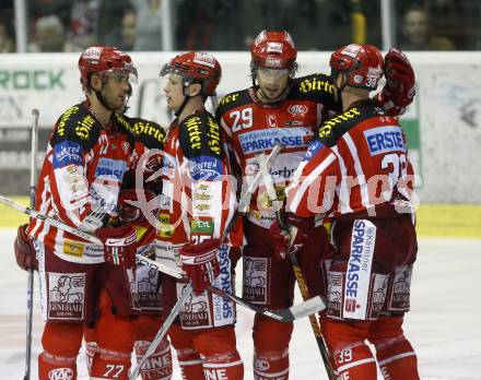 EBEL. Eishockey Bundesliga. KAC gegen  EC GRAZ 99ers. Torjubel KAC. Klagenfurt, am 24.10.2008.
Foto: Kuess 

---
pressefotos, pressefotografie, kuess, qs, qspictures, sport, bild, bilder, bilddatenbank