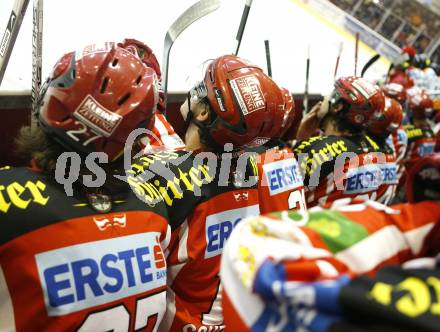 EBEL. Eishockey Bundesliga. KAC gegen  EC GRAZ 99ers. Spielerbank (KAC). Klagenfurt, am 24.10.2008.
Foto: Kuess 

---
pressefotos, pressefotografie, kuess, qs, qspictures, sport, bild, bilder, bilddatenbank