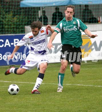 Fussball Regionalliga. SAK gegen SC Sparkasse Elin Weiz. Edmir Edo Adilovic (SAK), Gerald Hack (Weiz). Klagenfurt, 25.10.2008
Foto: Kuess
---
pressefotos, pressefotografie, kuess, qs, qspictures, sport, bild, bilder, bilddatenbank