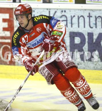 EBEL. Eishockey Bundesliga. KAC gegen  EC GRAZ 99ers. Jeffrey Tory (KAC). Klagenfurt, am 24.10.2008.
Foto: Kuess 

---
pressefotos, pressefotografie, kuess, qs, qspictures, sport, bild, bilder, bilddatenbank