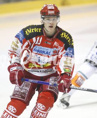 EBEL. Eishockey Bundesliga. KAC gegen  EC GRAZ 99ers. Stefan Geier (KAC). Klagenfurt, am 24.10.2008.
Foto: Kuess 

---
pressefotos, pressefotografie, kuess, qs, qspictures, sport, bild, bilder, bilddatenbank