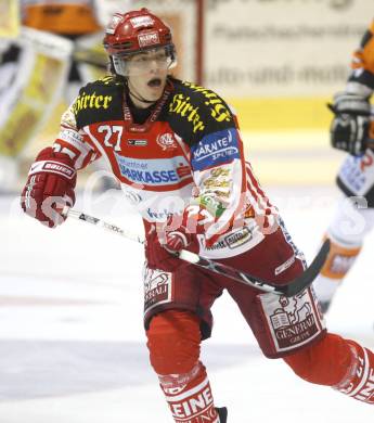 EBEL. Eishockey Bundesliga. KAC gegen  EC GRAZ 99ers. Thomas Hundertpfund (KAC). Klagenfurt, am 24.10.2008.
Foto: Kuess 

---
pressefotos, pressefotografie, kuess, qs, qspictures, sport, bild, bilder, bilddatenbank