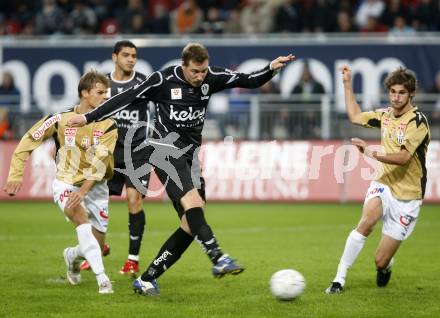 Fussball. Tipp3-Bundesliga. SK Austria Kelag Kaernten gegen LASK. 1:0 fuer Kaernten Maier Santos Thiago Schumacher. Klagenfurt, 26.10.2008
Copyright Kuess

---
pressefotos, pressefotografie, kuess, qs, qspictures, sport, bild, bilder, bilddatenbank