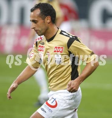 Fussball. Tipp3-Bundesliga. SK Austria Kelag Kaernten gegen LASK. Markus Weissenberger (LASK). Klagenfurt, 26.10.2008
Copyright Kuess

---
pressefotos, pressefotografie, kuess, qs, qspictures, sport, bild, bilder, bilddatenbank